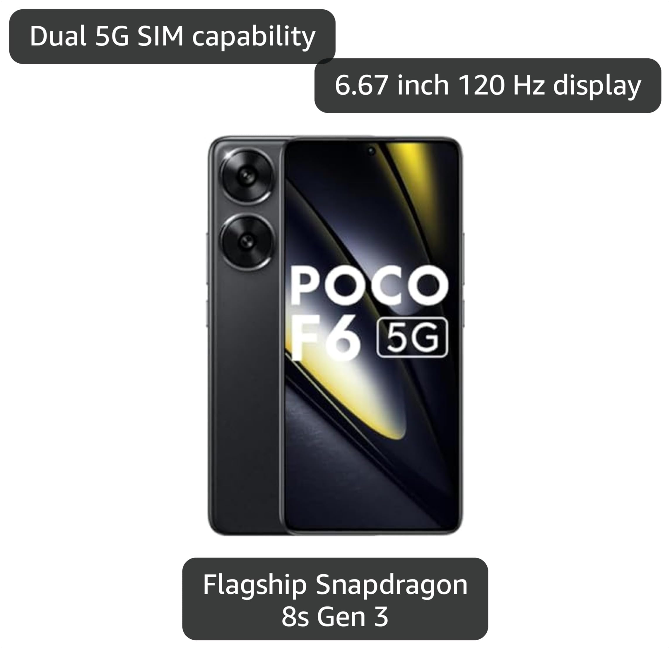 Amazon.com: Xiaomi Poco F6 5G + 4G lte (for Tmobile Mint Tello